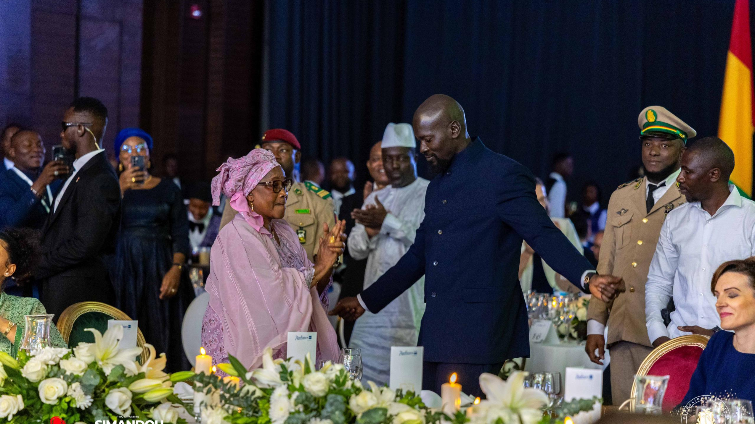 nvestiture du Président Mamadi DOUMBOUYA : un banquet présidentiel offert en hommage à l’amitié et à la diplomatie